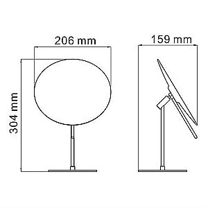 Зеркало косметическое WasserKRAFT K-1002 купить в интернет-магазине сантехники Sanbest