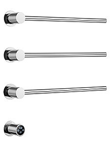 Полотенцесушитель электрический встраиваемый WONZON & WOGHAND HAMBURG, Хром (WW-AL313-CR) купить в интернет-магазине сантехники Sanbest