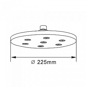 Верхний душ Orange S11TS хром купить в интернет-магазине сантехники Sanbest