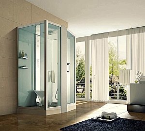 Душевая кабина Orans Diamond SR-89102S 150х100 white купить в интернет-магазине Sanbest