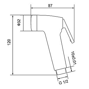 Гигиенический душ Timo SL-2052/00 купить в интернет-магазине сантехники Sanbest