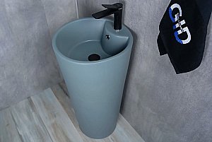 Раковина напольная Gid Autonomo 40 Nb131gm 81116 зеленый хаки купить в интернет-магазине Sanbest