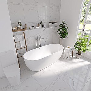 Ванна акриловая Grossman Classic GR-2502 160х80 белая купить в интернет-магазине Sanbest