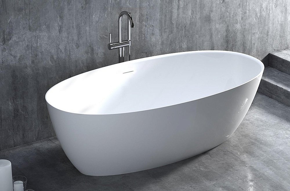 Ванна Salini Alda Nuova S-Stone 175x92 101911SM белая матовая купить в интернет-магазине Sanbest