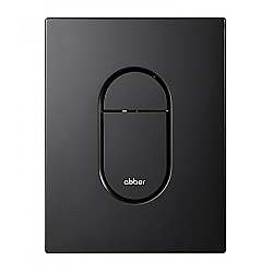 Кнопка для инсталляции Abber AC0124MB черная матовая купить в интернет-магазине сантехники Sanbest