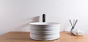 Раковина накладная Gid Esfera 41 W969 51174 белая купить в интернет-магазине Sanbest