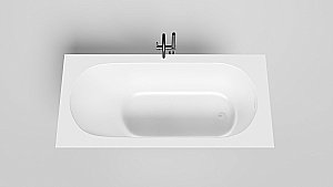 Ванна Salini Ornella AXIS Kit S-Sense 170x80 102414G белая купить в интернет-магазине Sanbest