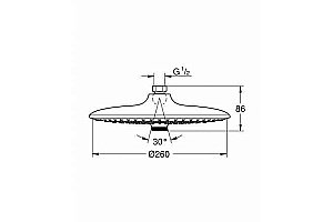 Верхний душ Grohe Euphoria 26457000 купить в интернет-магазине сантехники Sanbest