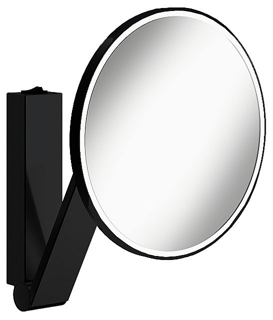 Зеркало косметическое KEUCO iLook_move 17612139004  хром черный купить в интернет-магазине сантехники Sanbest