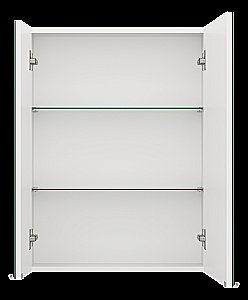 Зеркальный шкаф Misty Аура 60 Э-Аур02060-01 белый купить в интернет-магазине сантехники Sanbest