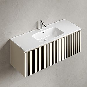 Тумба с раковиной Sancos Snob R 1.0 SNR1.0120CE/CN7006 Beige Soft для ванной в интернет-магазине Sanbest
