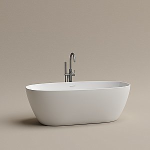 Ванна акриловая Sancos Oval FB21 170х80 белая купить в интернет-магазине Sanbest