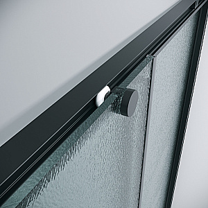 Душевой уголок Grossman Galaxy 90х80 300.K33.01.9080.21.02 стекло шиншилла/профиль черный матовый купить в интернет-магазине Sanbest