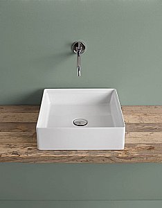 Раковина накладная Artceram Scalino 38 SCL001 05 00 Bianco Matt купить в интернет-магазине Sanbest