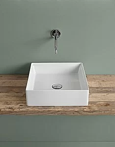 Раковина накладная Artceram Scalino 38 SCL001 05 00 Bianco Matt купить в интернет-магазине Sanbest