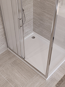 Душевой уголок BelBagno UNO-195-AHF-31-120/90-P-Cr стекло матовое/профиль хром купить в интернет-магазине Sanbest