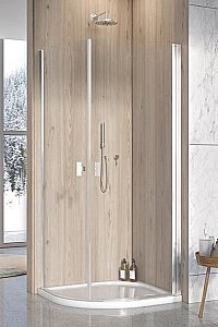 Душевой уголок Radaway NES PDD I 80 стекло прозрачное/профиль хром купить в интернет-магазине Sanbest