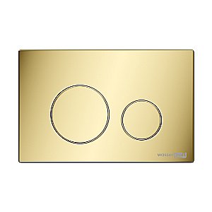 Инсталляция для унитаза WasserKraft Abens 20TLT.010.ME.WH.PG02  черная панель/кнопка золото глянец купить в интернет-магазине сантехники Sanbest