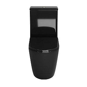 Унитаз Grossman Color GR-4480BS безободковый, с крышкой микролифт, с бачком, черный глянцевый купить в интернет-магазине Sanbest