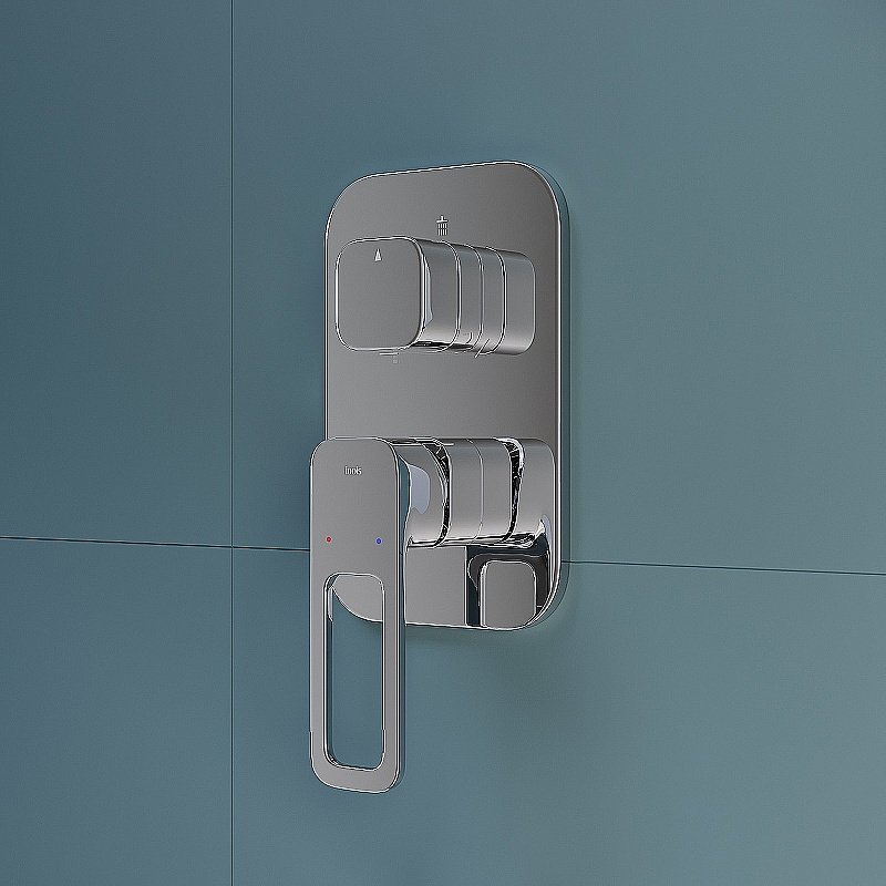 Смеситель для душа Iddis Slide SLISB00i68 хром купить в интернет-магазине сантехники Sanbest