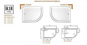 Душевой поддон Cezares TRAY-A-RH 120x80 купить в интернет-магазине Sanbest