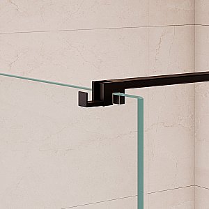 Душевая перегородка RGW Walk In WA-210B 100 351021010-14 стекло прозрачное/профиль черный купить в интернет-магазине Sanbest