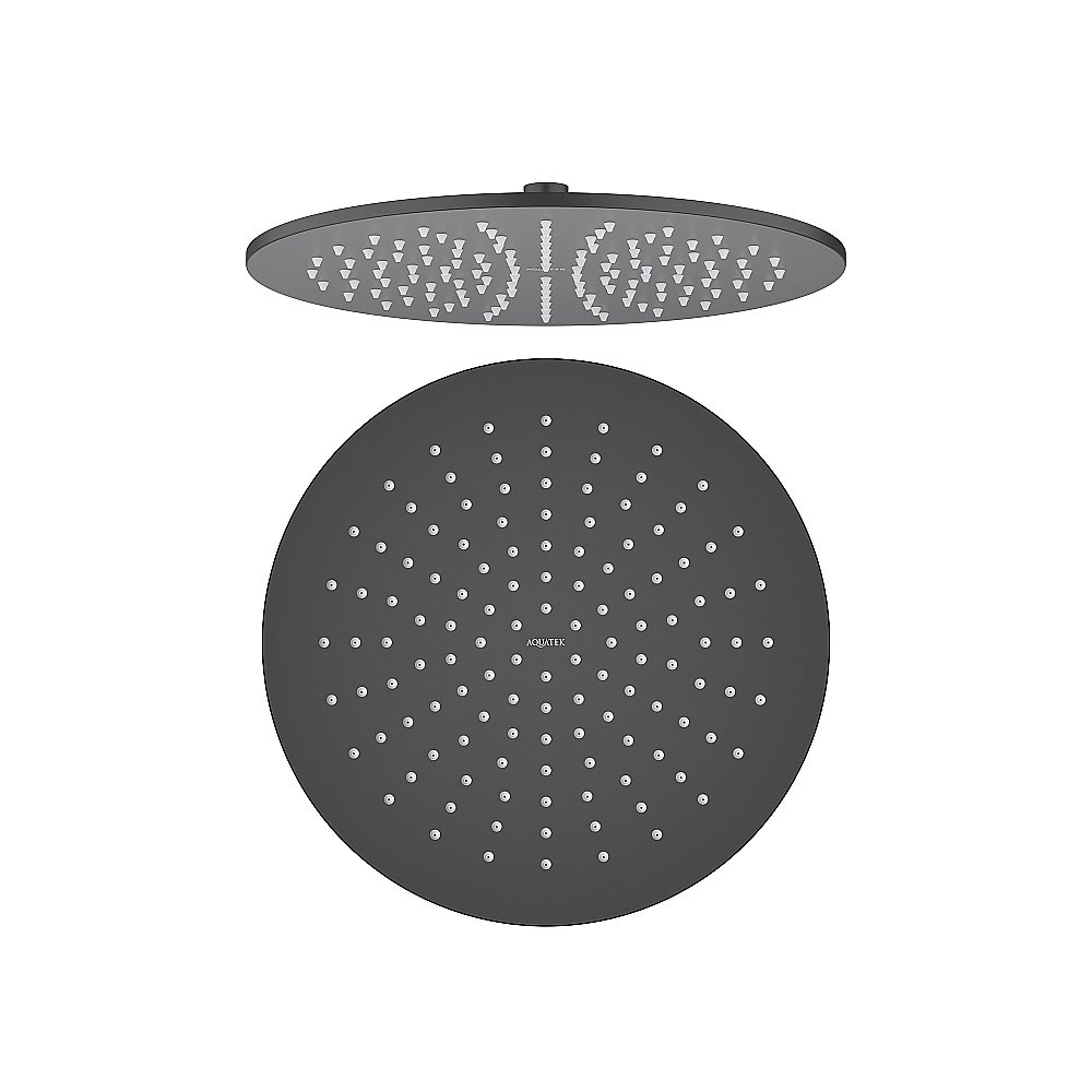 Верхний душ Aquatek AQ2079MB 300 черный матовый купить в интернет-магазине сантехники Sanbest
