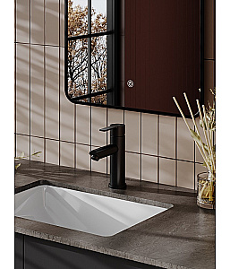 Cмеситель для раковины Agger Easy A3102144 черный матовый купить в интернет-магазине сантехники Sanbest