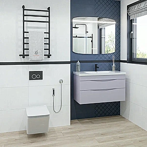 Тумба с раковиной Caprigo Lento 100 два ящика, стилл для ванной в интернет-магазине Sanbest