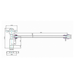 Вентиль подвода воды для бачка Burlington W25 GOLD купить в интернет-магазине сантехники Sanbest