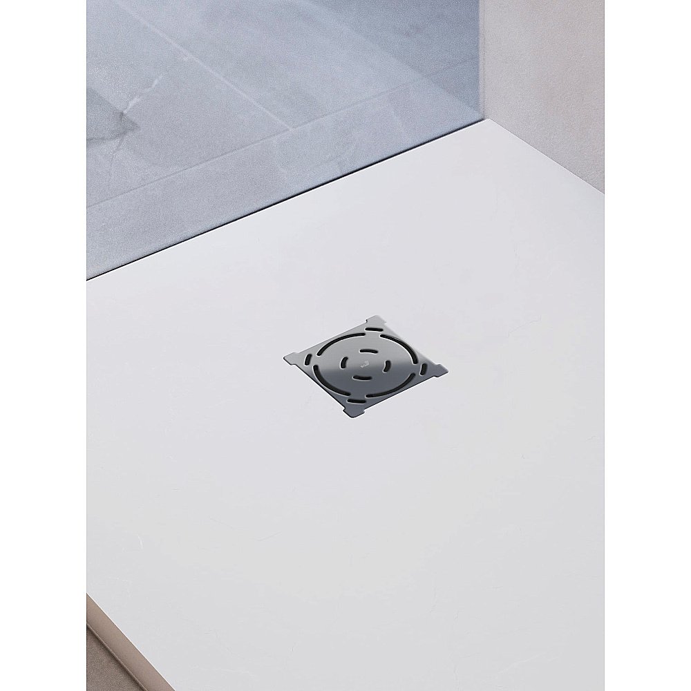Душевой поддон RGW ST-W Stone Tray 16152010-01 100x100 белый купить в интернет-магазине Sanbest