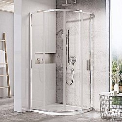 Душевой уголок Ravak BLIX SLIM BLSCP4 90x90 блестящий/Transparent купить в интернет-магазине Sanbest