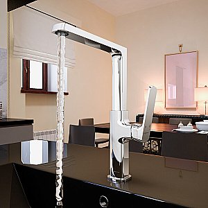 Смеситель для кухни Elghansa Heffen 5652520 хром купить в интернет-магазине сантехники Sanbest