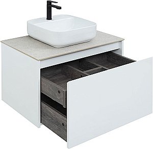 Тумба с раковиной Aquanet Nova Lite 242275 75 белый для ванной в интернет-магазине Sanbest