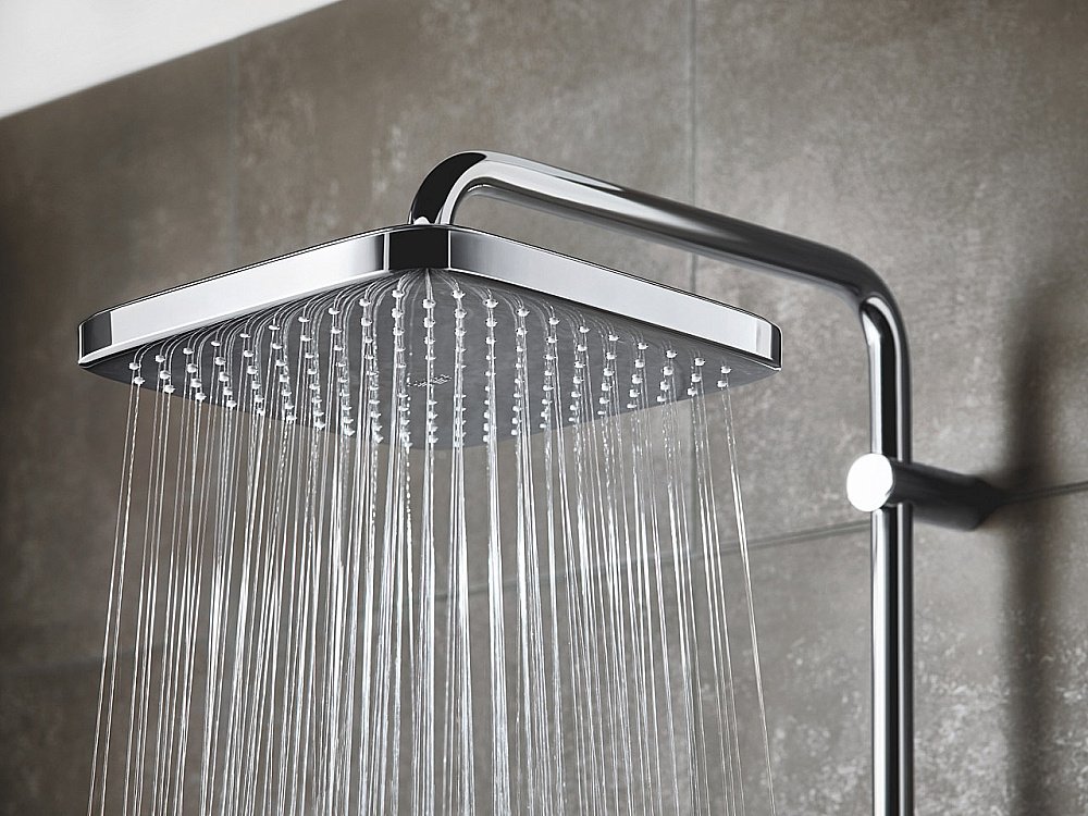 Верхний душ Grohe Tempesta Cube 250 26681000 хром купить в интернет-магазине сантехники Sanbest