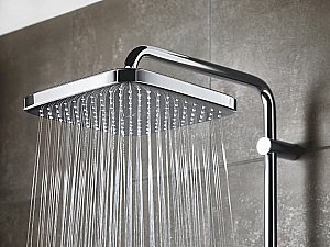 Верхний душ Grohe Tempesta Cube 250 26681000 хром купить в интернет-магазине сантехники Sanbest