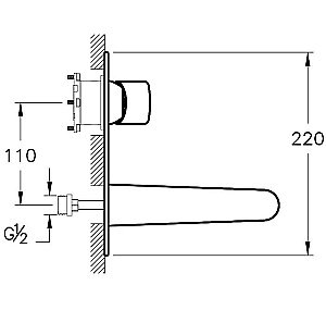 Смеситель для раковины Vitra ROOT ROUND A42721EXP купить в интернет-магазине сантехники Sanbest