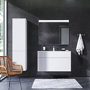 Тумба с раковиной AM.PM Inspire V2.0 100 белая матовая для ванной в интернет-магазине Sanbest