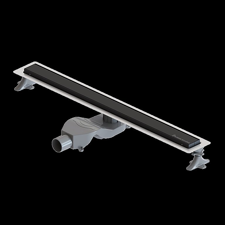 Душевой лоток Boheme Premium Linear 60 черный купить в интернет-магазине Sanbest