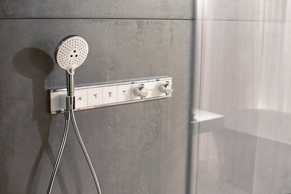 Термостат для душа Hansgrohe RainSelect 15357000 купить в интернет-магазине сантехники Sanbest