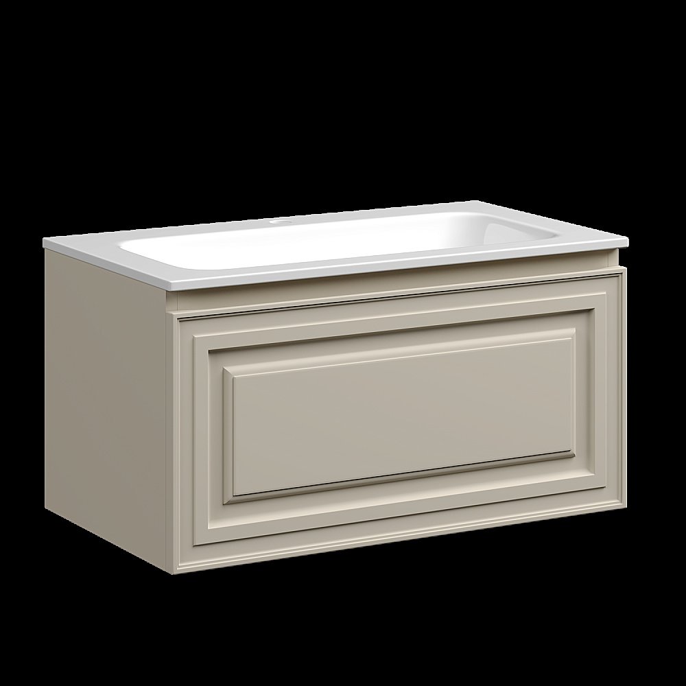 Тумба с раковиной Sancos Very VR80CE Beige Soft для ванной в интернет-магазине Sanbest