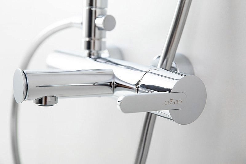 Душевая система Cezares Leaf CVDA-30-SS бронза купить в интернет-магазине сантехники Sanbest