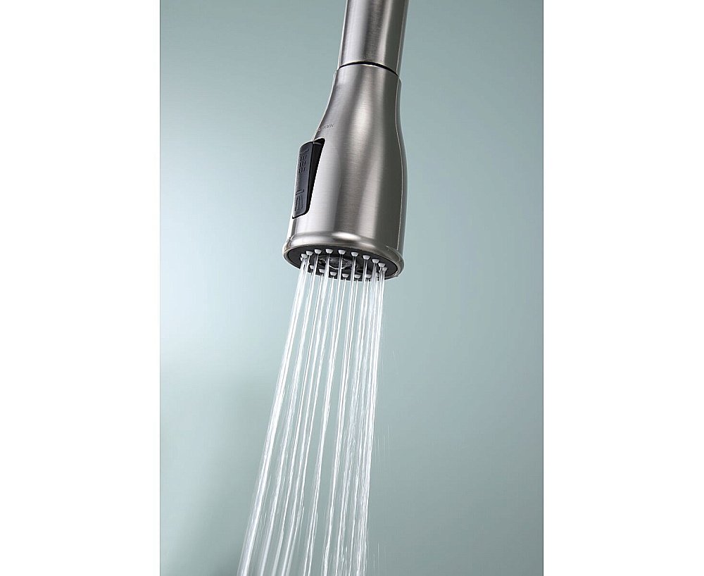 Смеситель для кухни Paulmark Lange La214212-BS брашированная сталь купить в интернет-магазине сантехники Sanbest