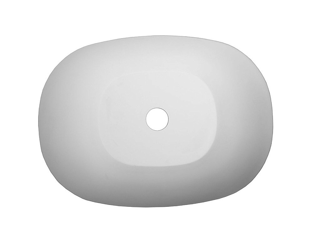 Раковина накладная Montebianco LORETO CINQUE 12023 белая матовая купить в интернет-магазине Sanbest