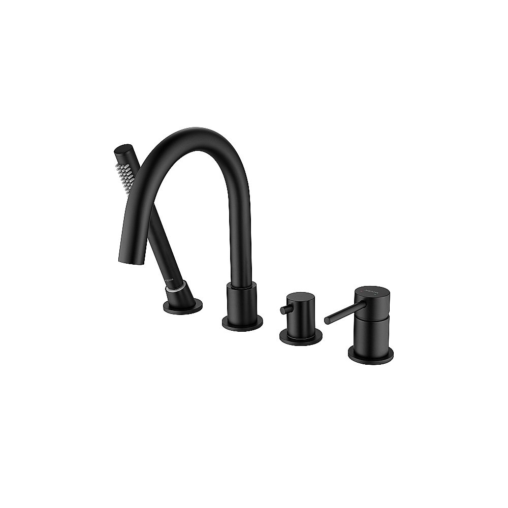 Смеситель на борт ванны Aquatek Европа AQ1348MB черный матовый купить в интернет-магазине сантехники Sanbest