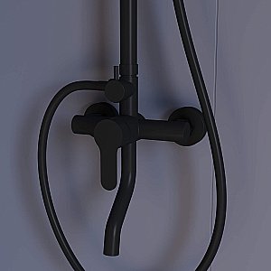 Душевая система RGW Shower Panels SP-24-B Черный купить в интернет-магазине сантехники Sanbest