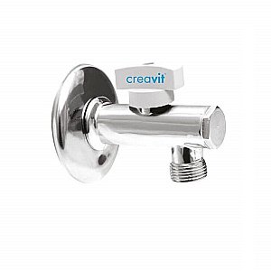 Угловой вентиль Creavit FA001 хром купить в интернет-магазине сантехники Sanbest