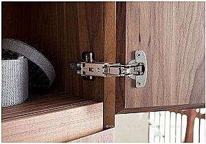 Шкаф-пенал Aquanet Нью-Йорк 203956 35 орех для ванной в интернет-магазине сантехники Sanbest