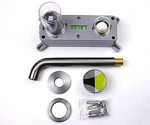 Смеситель для раковины Bronze de Luxe OMG! 9007GM-Y графит/желтый купить в интернет-магазине сантехники Sanbest