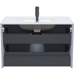 Тумба с раковиной Iddis Edifice 80 EDI80L0I95K светло-серая для ванной в интернет-магазине Sanbest